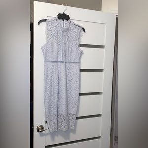 Bardot lace sheath Cocktail dress